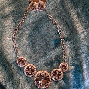 Paparazzi Silver Necklace with Black Accents